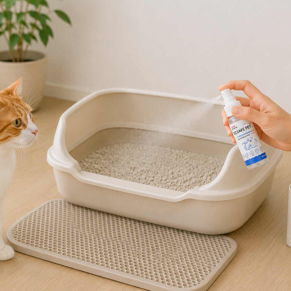猫用トイレにスプレーするケアアイテム