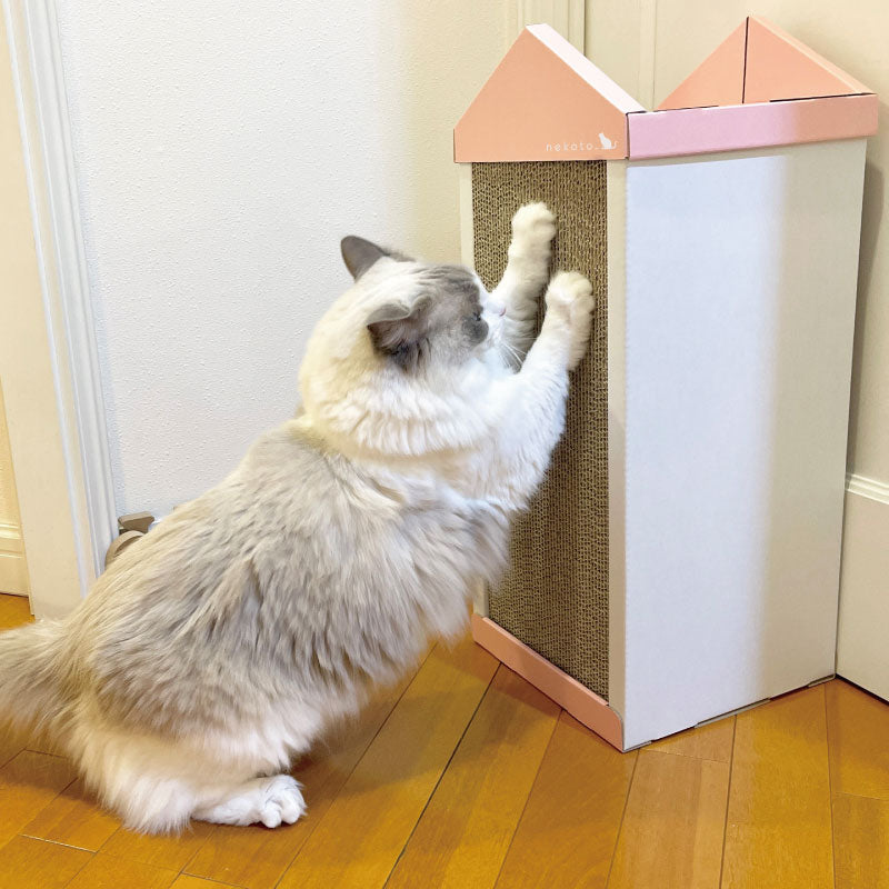 ガリガリスタンド　爪とぎ　猫用品　段ボール　モニター　使い方